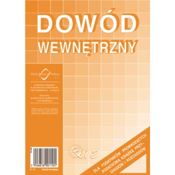 Dowód wewnętrzny A5 K12